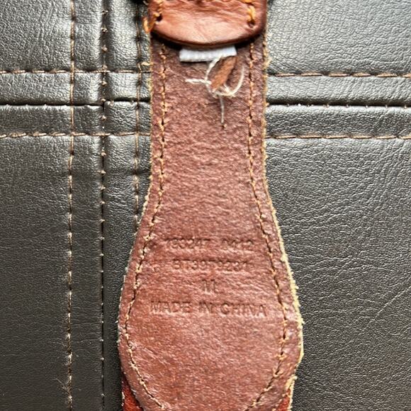 Fossil | Casual Brown Boho Woven Leather Boho Belt Size Medium - Picture 6 of 6